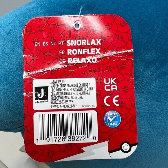 New Pokemon Snorlax Plush Doll Stuffed Toy Kids Gift Official Licensed Authentic - Picture 7 of 10
